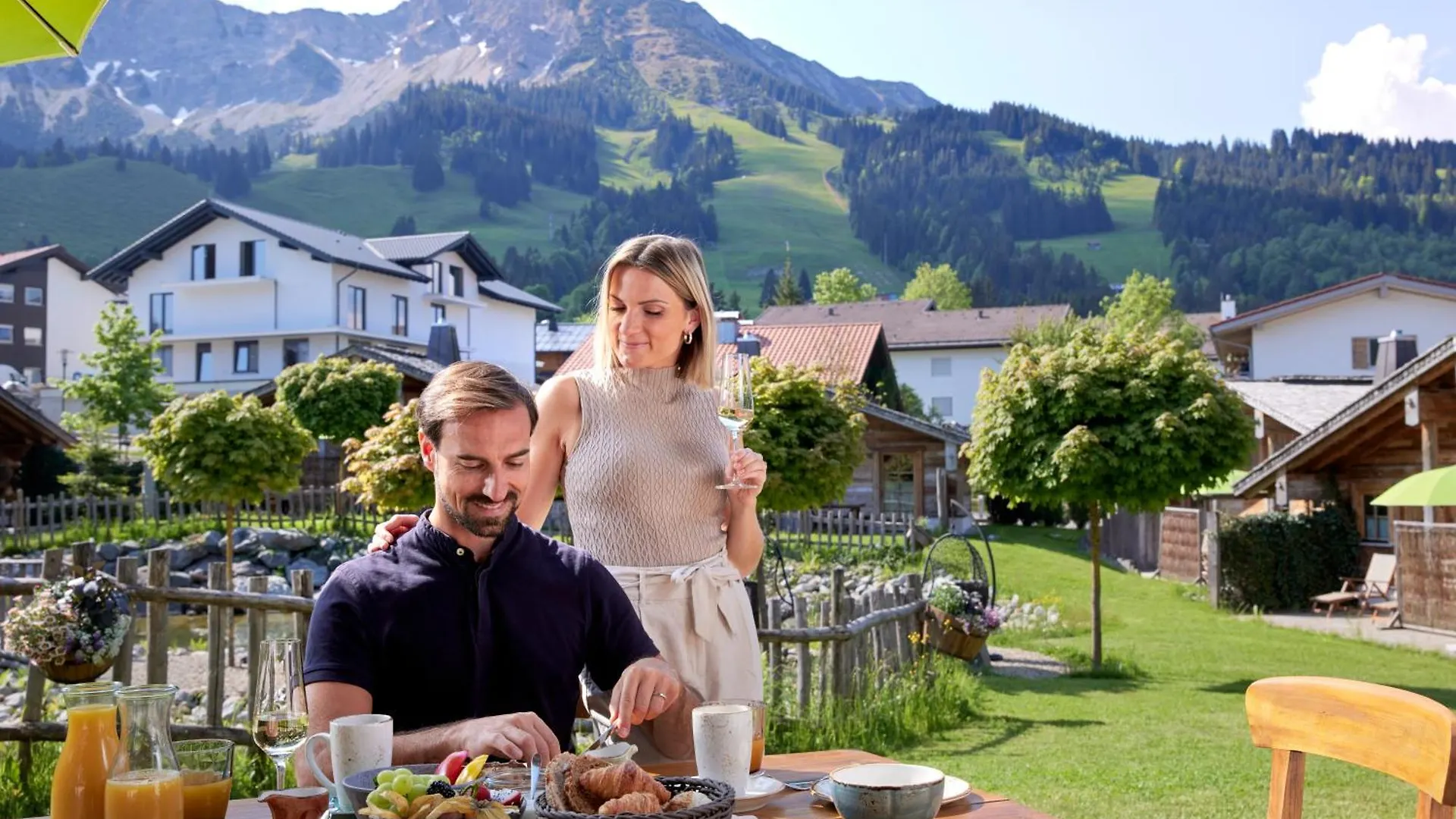 Alpin Chalets Oberjoch - Luxus Unterkunft Mit Privatem Spa Und Zugang Zu 3000 Qm Spa Panoramahotel Oberjoch Bad Hindelang 4*,