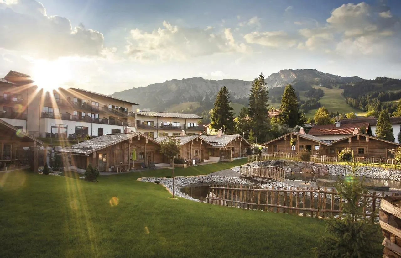 Alpin Chalets Oberjoch - Luxus Unterkunft Mit Privatem Spa Und Zugang Zu 3000 Qm Spa Panoramahotel Oberjoch Bad Hindelang Lodge